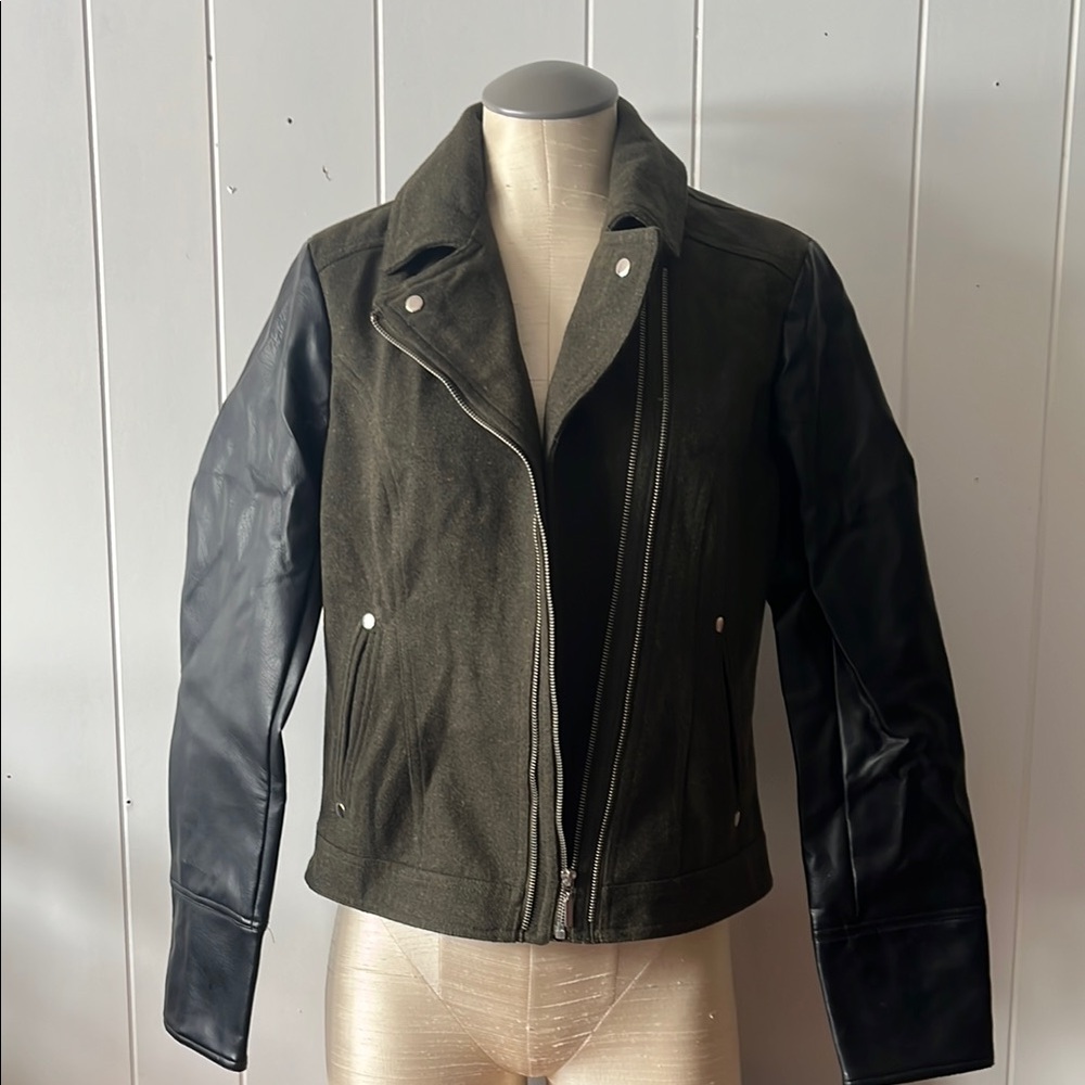 Olive and Black Women's Jacket